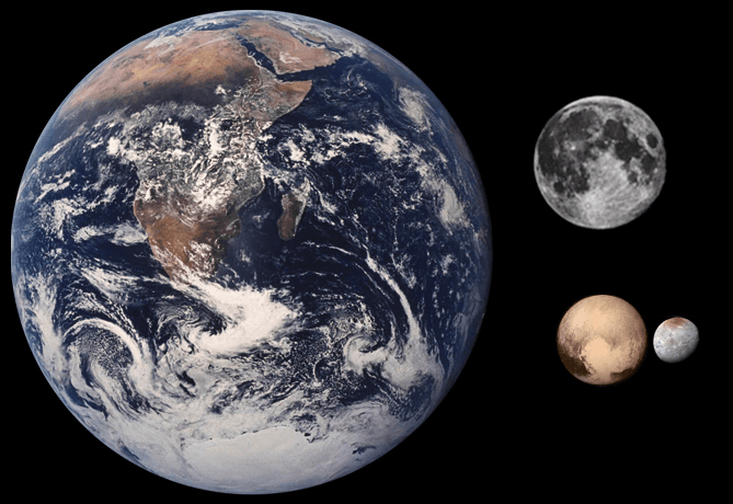 Pluto replaces moon