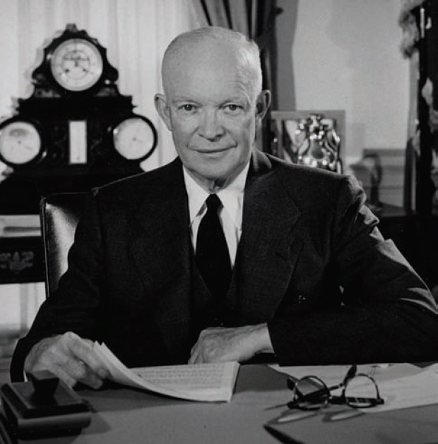 US President Eisenhower