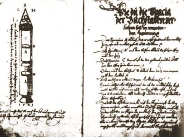 Sibiu Manuscript rocket information