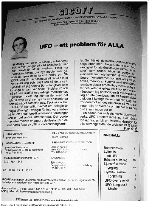 Swedish UFO Society
