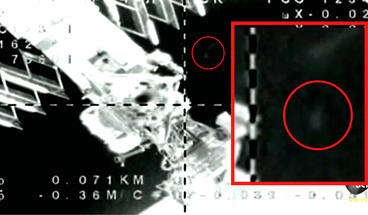 two ufos in ISS footage